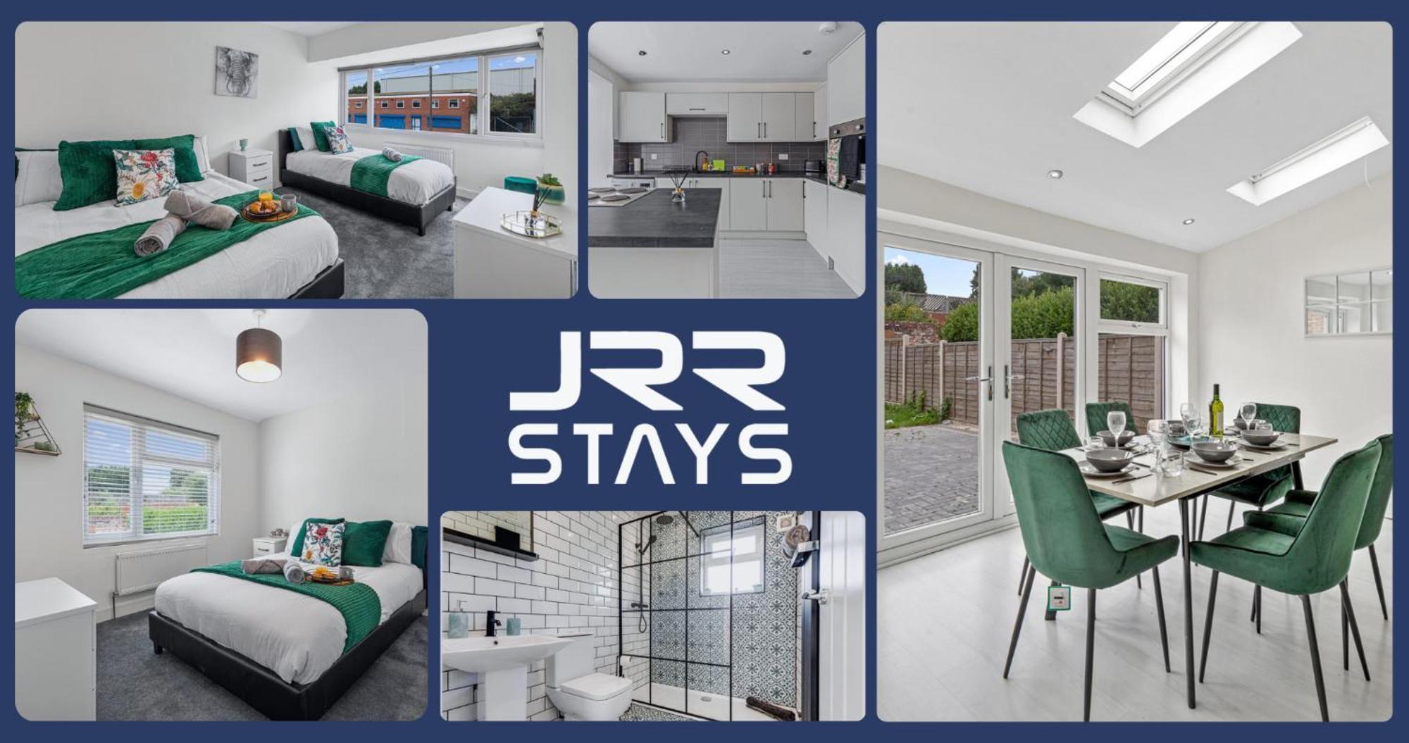 Tipton 3 Bedroom House Garden Sleeps 7 - Jrr Stays Coseley Zewnętrze zdjęcie